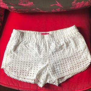 Lilly Pulitzer eyelet white shorts
